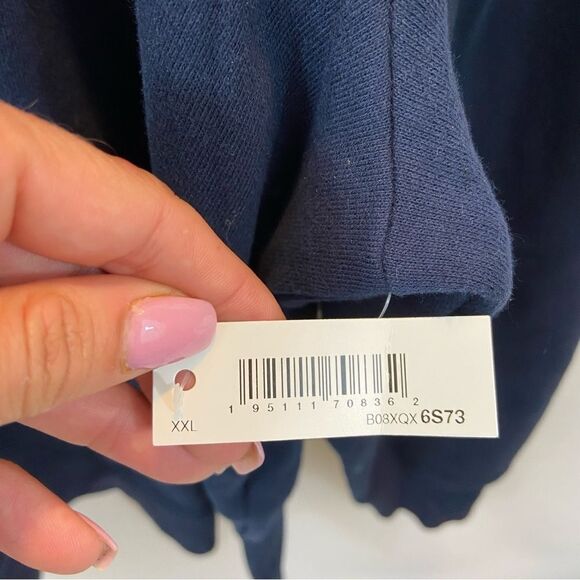 Brand new with Tags Amazon Essentials Navy Blue Ladies Hoodie Size 2XL - Picture 13 of 15